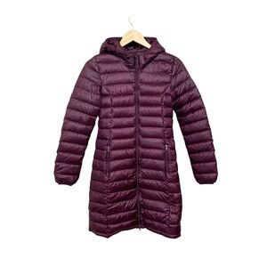 TNA | Bravura Puffer Jacket Deep Merlot Red XS Goose Down Fill